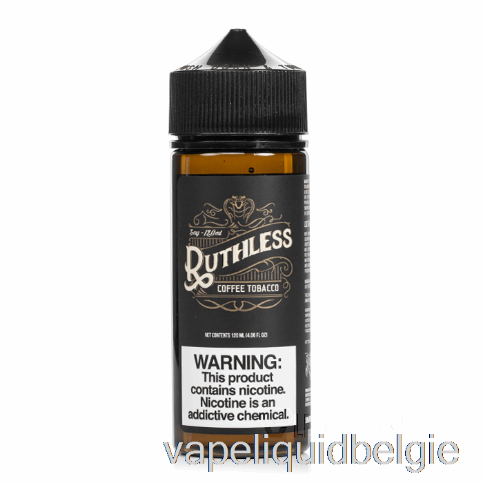 Vape België Koffietabak - Meedogenloze Dampen - 120ml 0mg